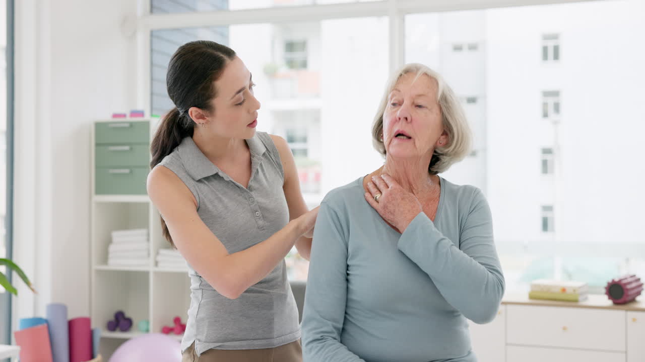 여성, 물리치료사 및 컨설팅 수석