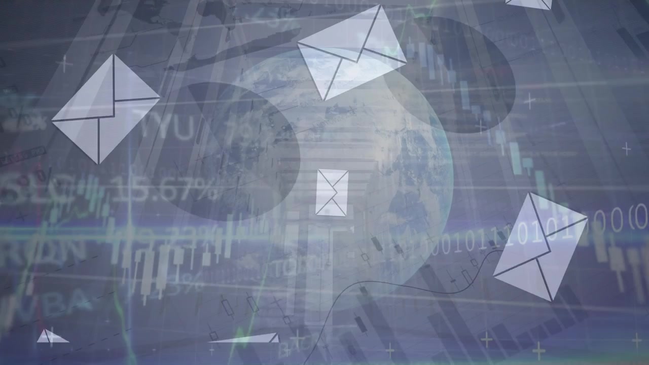 Animazione di un lucchetto di sicurezza e elaborazione dati su faretti