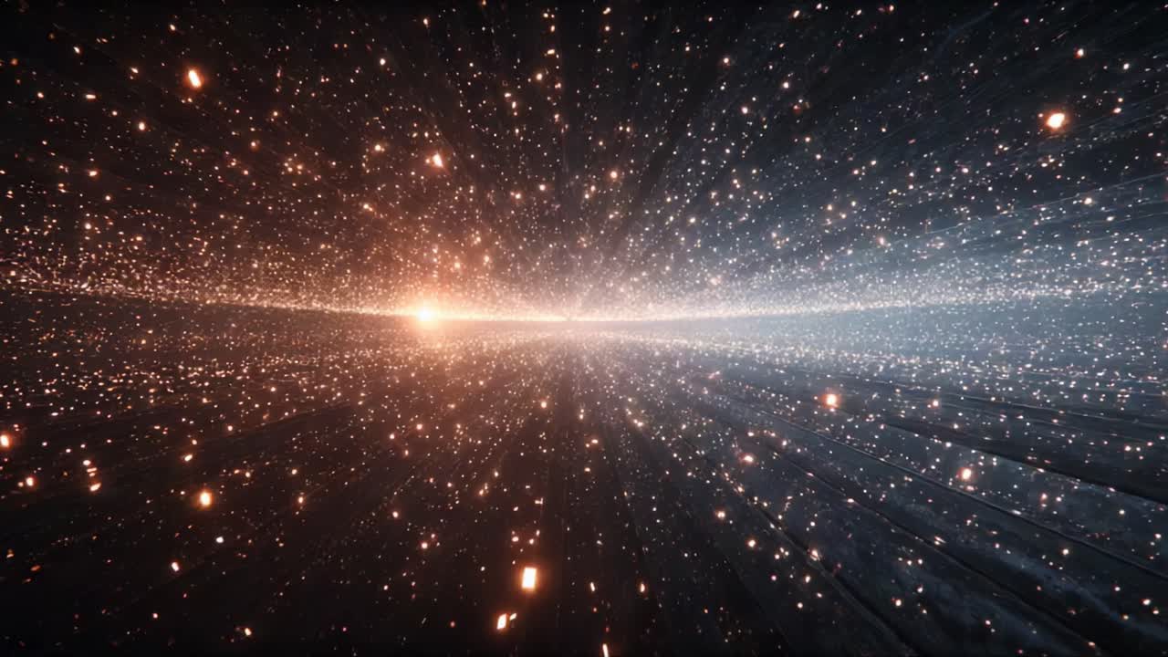 A Stunning Cosmic Journey Through the Universe: Experience the Vastness of Space with Glimmering Stars and Dazzling Light as You Travel Through the Infinite Cosmos