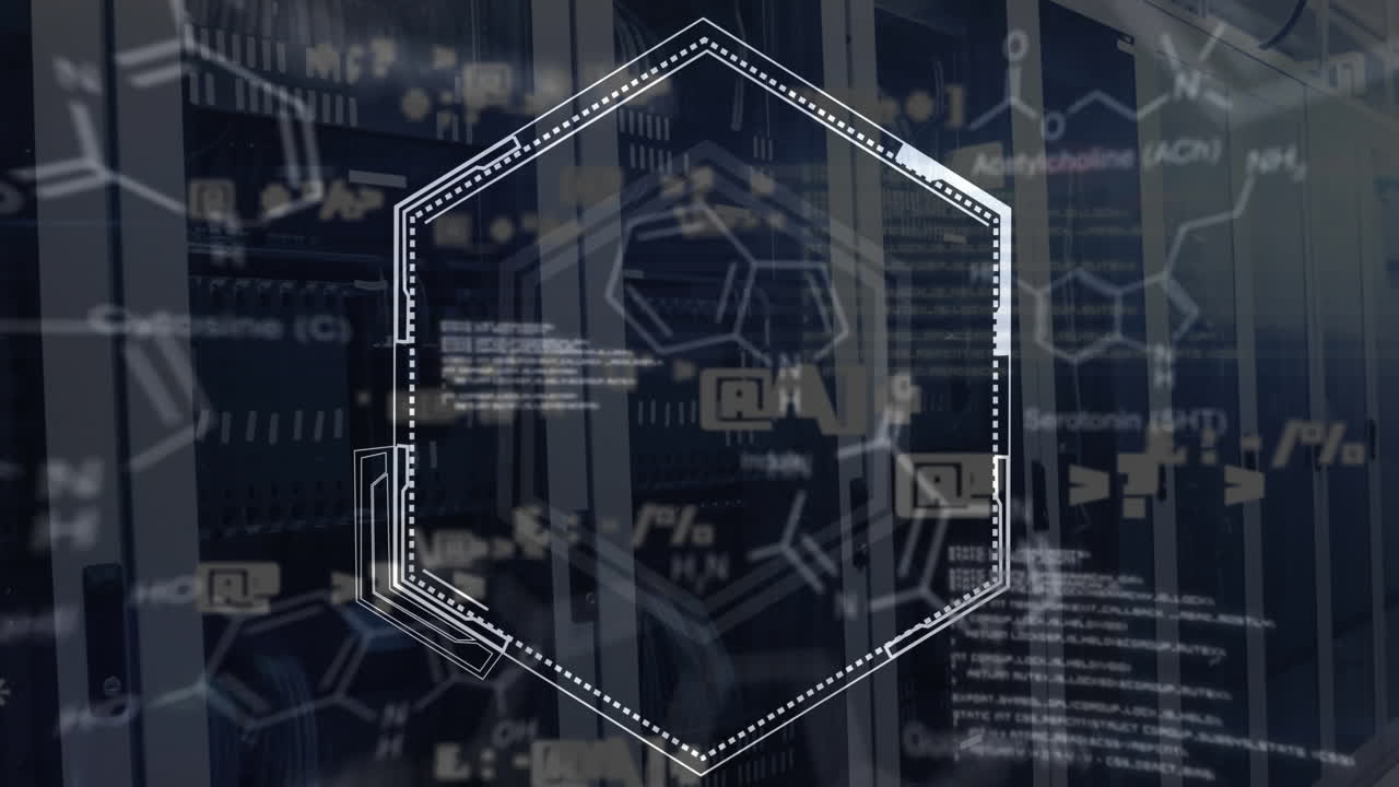 Animation of scientific data processing over computer servers