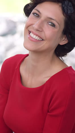 woman holding glass of champagne