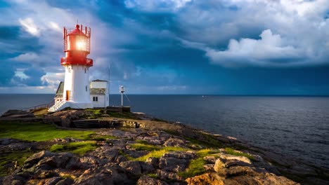 lindesnes fyr lighthouse, norway