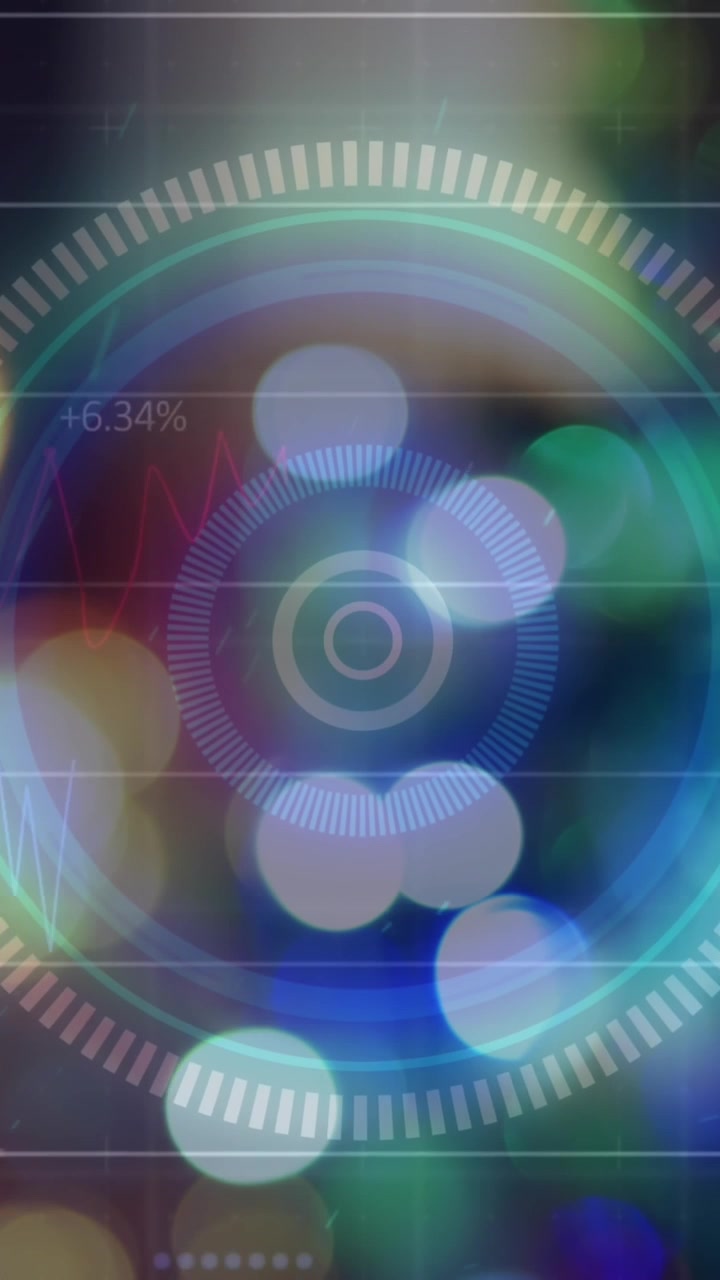 Animation of data processing with scope scanning over grid