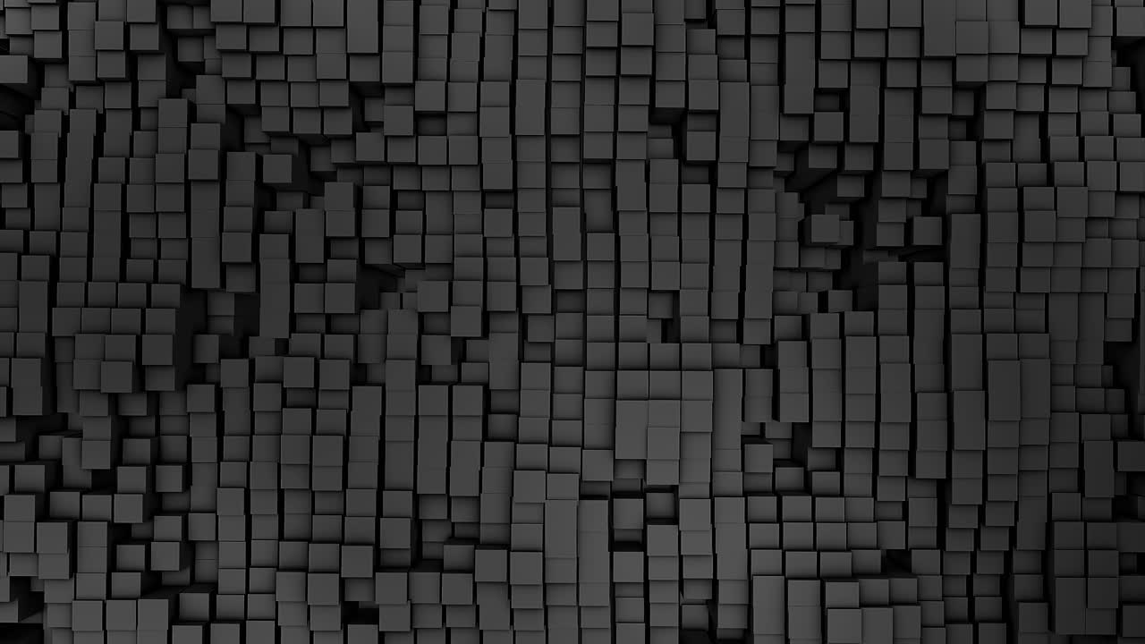 fondo digital de los muchos cuadrados negros