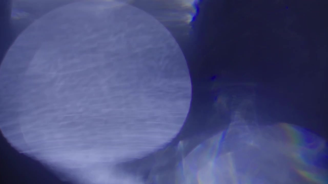 Abstract Blue and Purple Light Leaks and Lens Flares