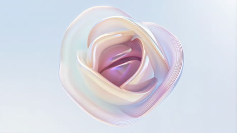abstract iridescent pearlescent swirl