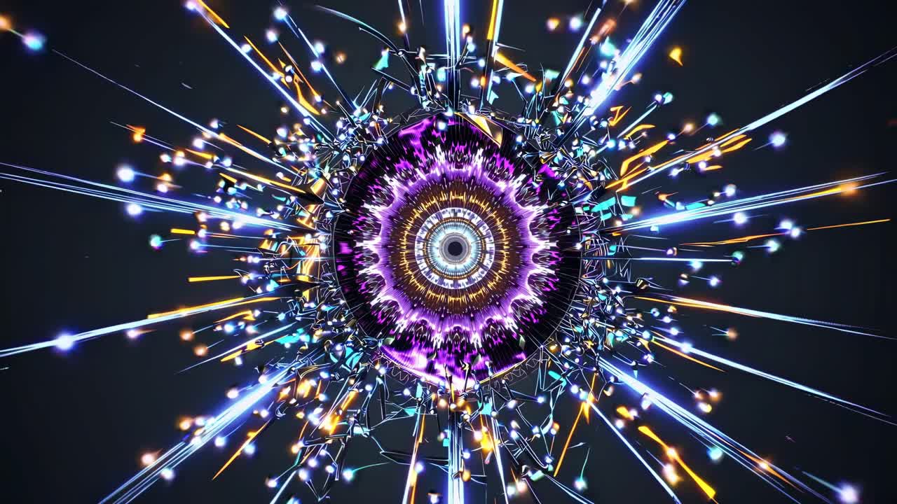 Visual Mandala Abstrak