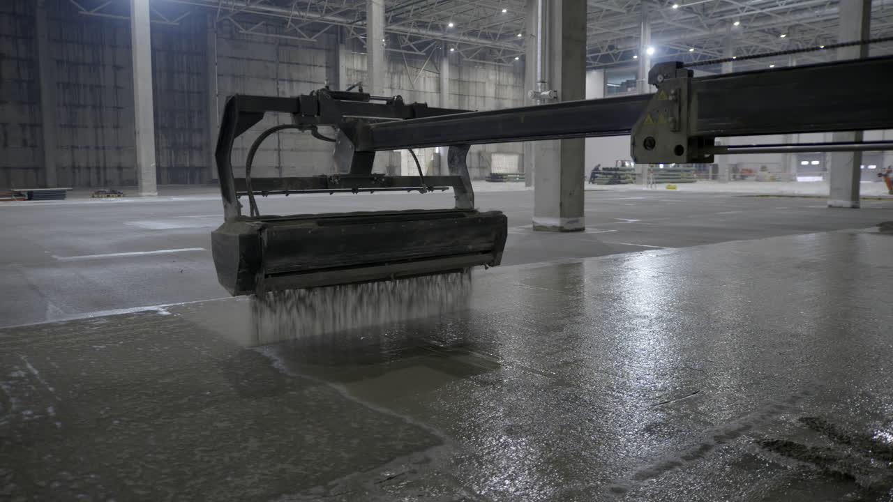 операция по наливу бетона на крупном промышленном объекте