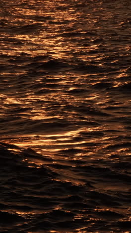 the sea's surface glittered with sparks.