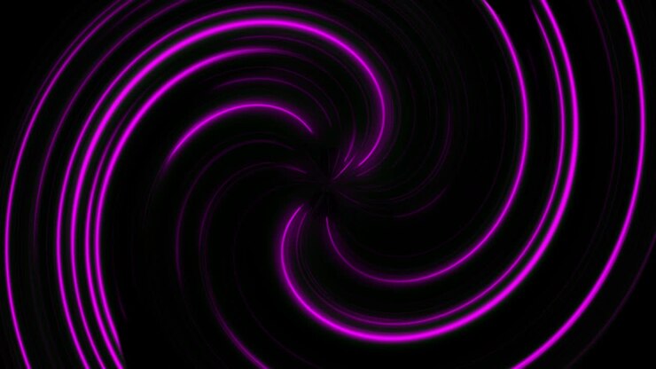 Animación de gráficos en movimiento de neón de vórtice con efecto de succión.