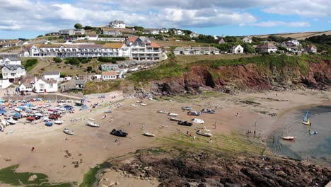hope cove, en el pueblo inglés de hope.
