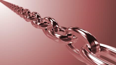 fondo de la cadena de bloques de bucle abstracto rosado