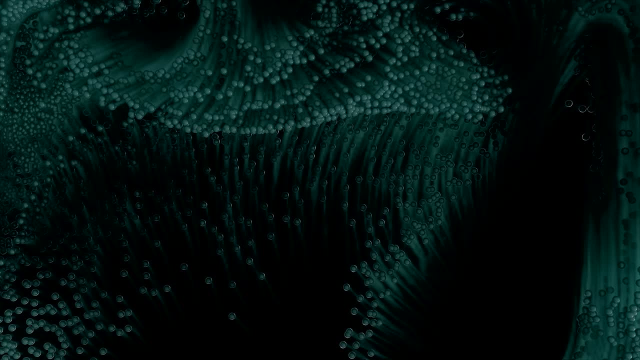 Smoke emitting particles with trails.