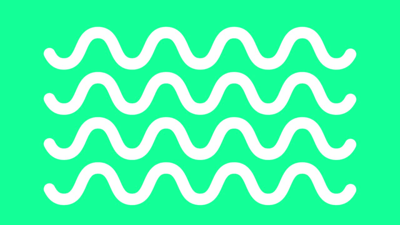 최소한의 물결 모양의 추상적인 애니메이션 배경