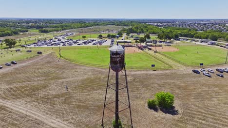 City-baseball-park-in-Princeton,-Texas