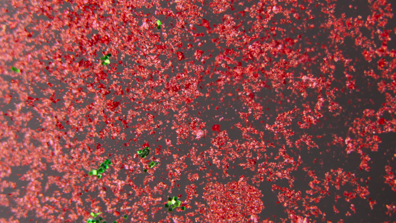 Red and Green Glitter Texture