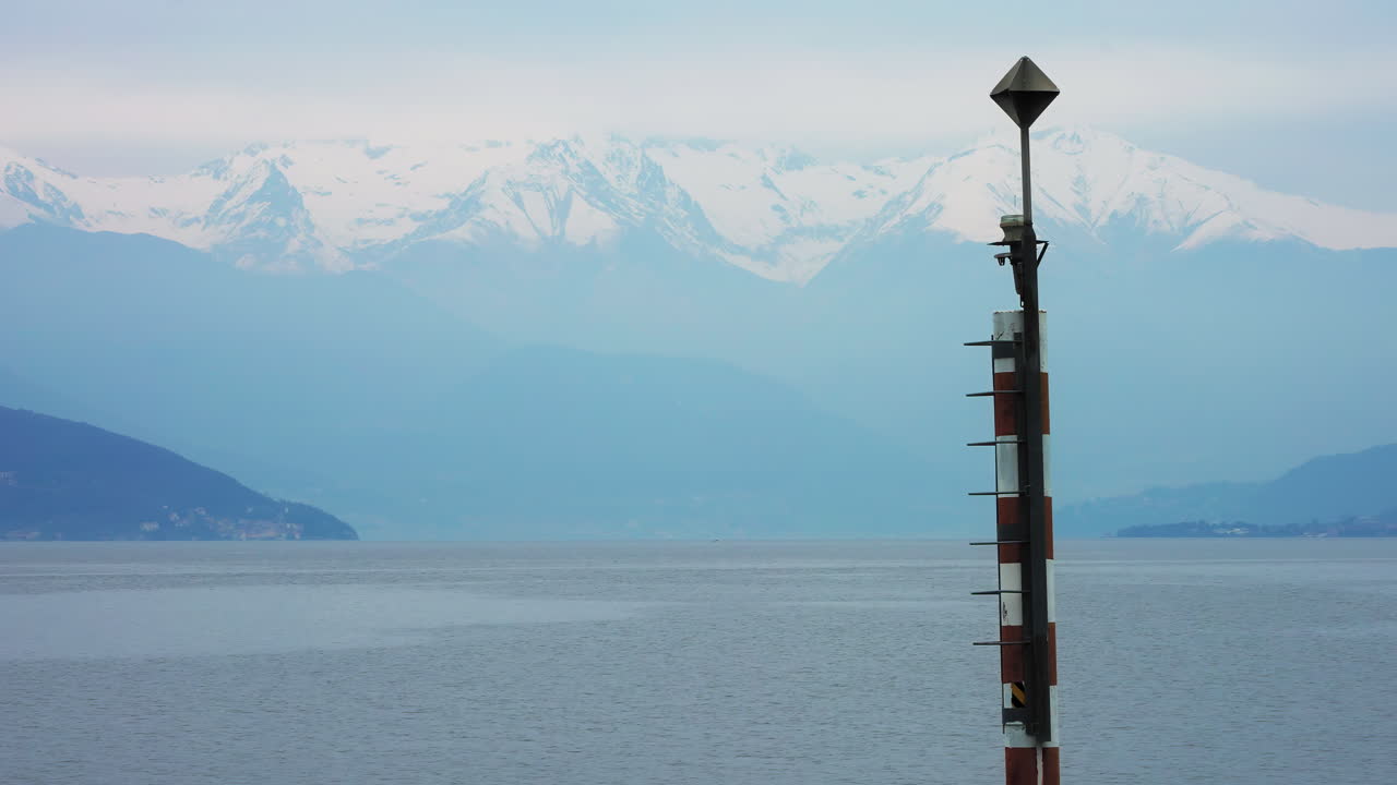 Lake Como on a cloudy day, Bellagio, Italy