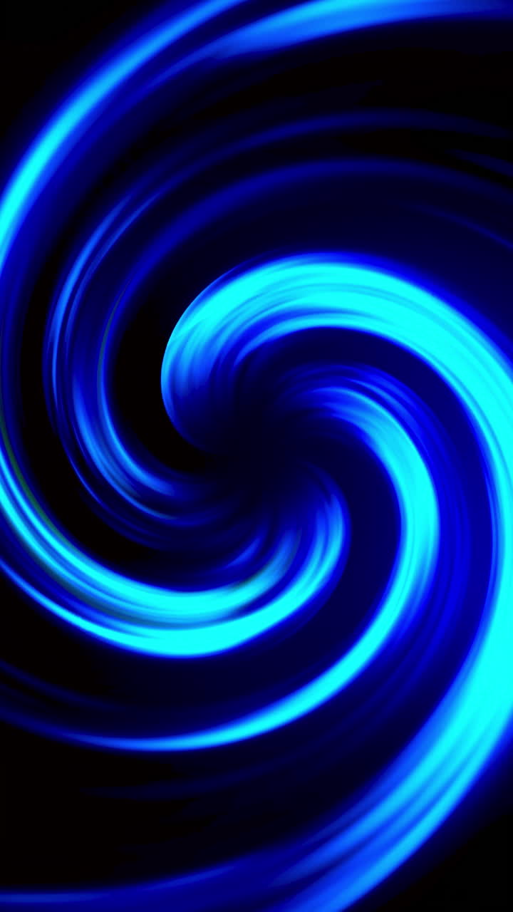 Abstract Blue Spiral