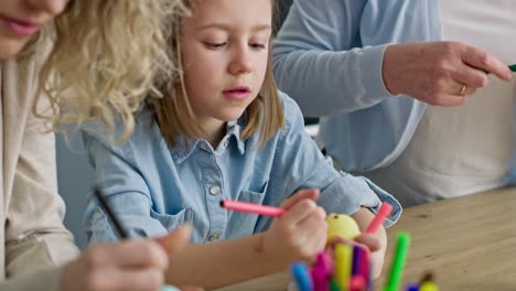 Video-of-family-during-painting-Easter-eggs-at-home