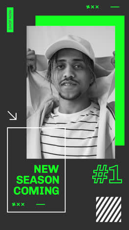 new season coming - fashion poster