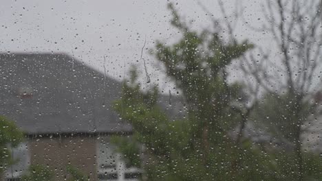 Close-up-of-wind-and-rain-in-an-urban-setting