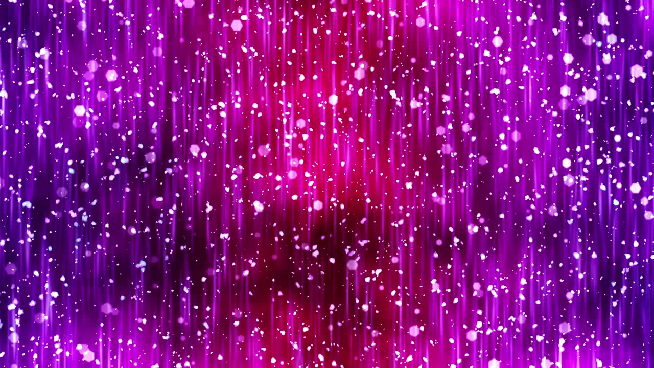 Luxury shine lights with blinking particles. Glitter vintage loop animation. Circular. Hexagonal. Linear. Screen decorations concept. Purple and red.