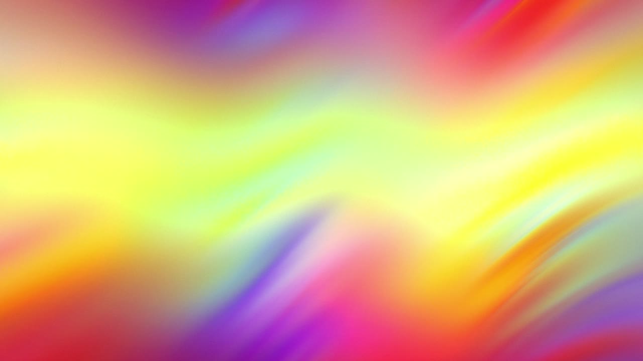 Colorful Radiant Loops In Bokeh Slow Motion