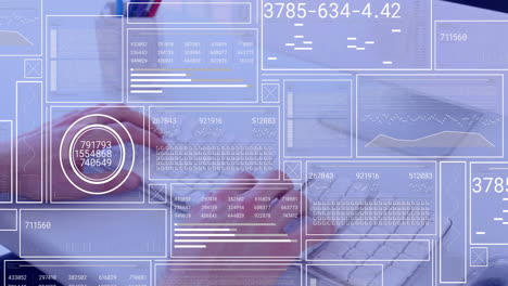 animación de diagramas y procesamiento de datos sobre el hombre caucásico utilizando computadora