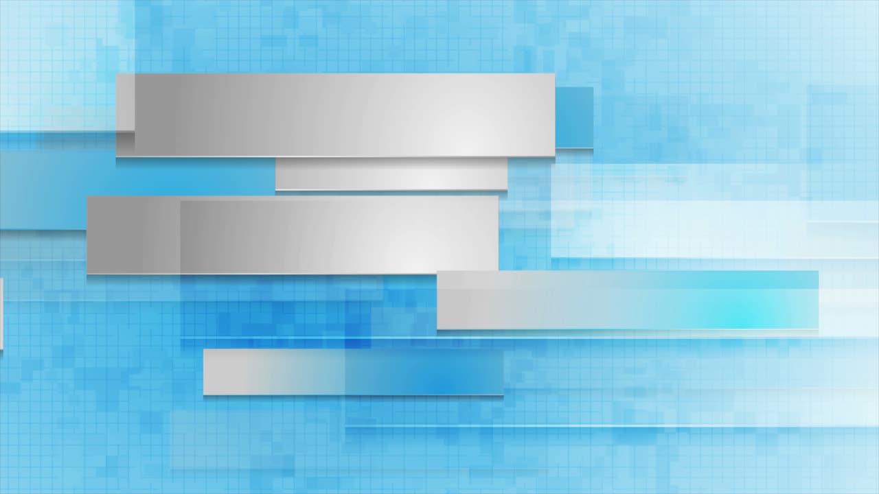 Sfondo animato astratto con strisce grigie e blu