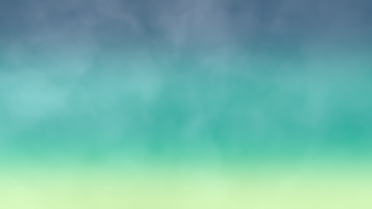 Romantic sky with blue clouds in sunrise time