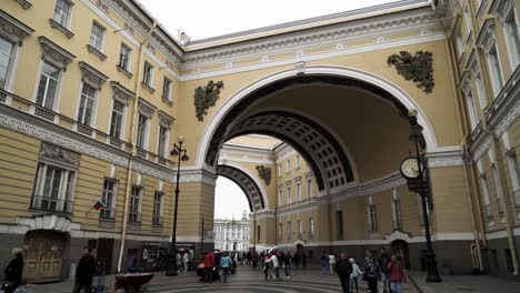 archway in st. petersburg, russia