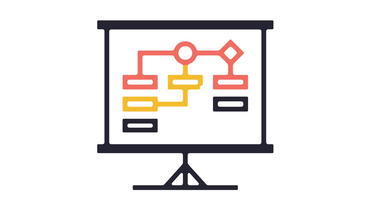 Flowchart Icon Animation