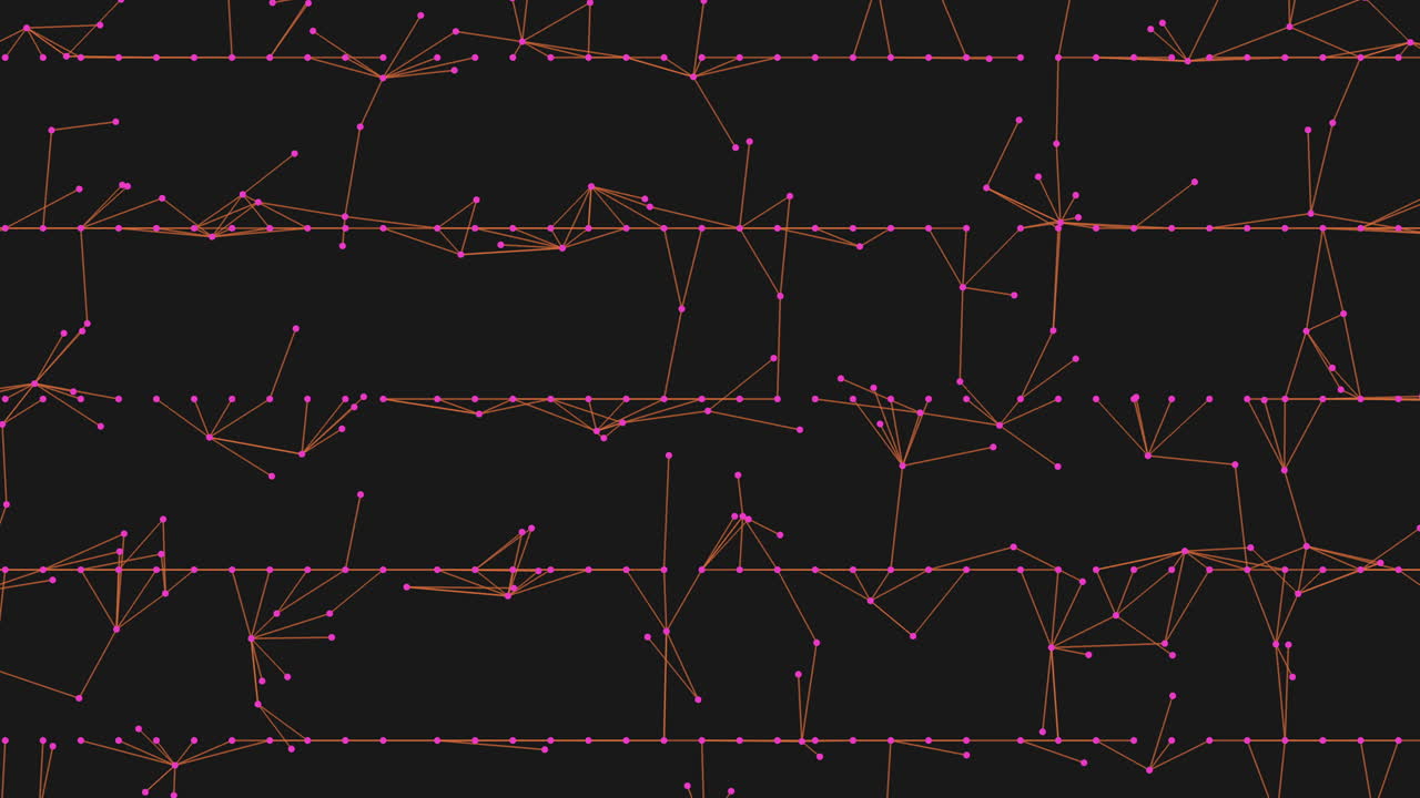 red abstracta de líneas y puntos que se asemejan a una constelación
