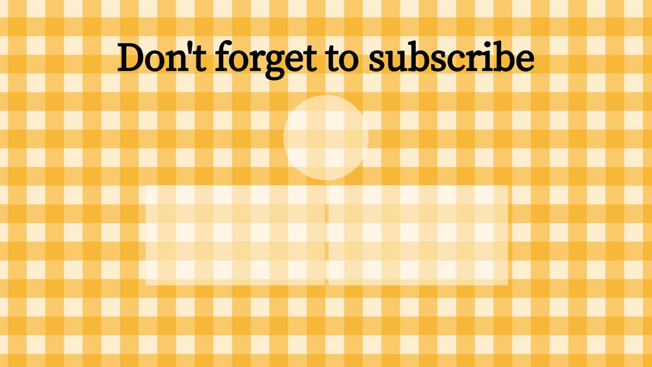 플레이드 체커드 엔드 카드 엔딩 스크린 모션 그래픽