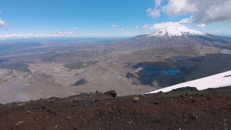 Vista-Sobre-El-Monte-Ruapehu-Desde-Ngauruhoe