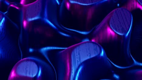 curvas de neón brillantes y abstractas.