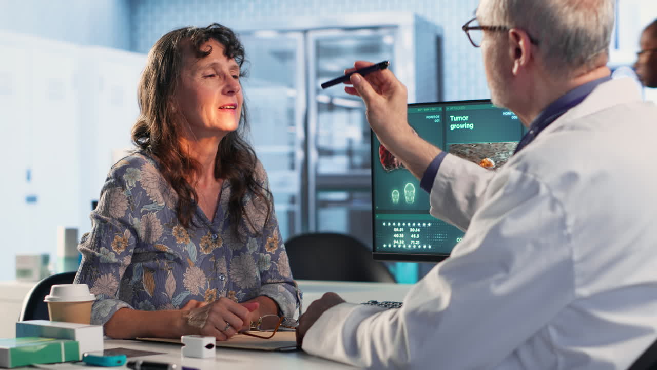 Vertical Video Medical professional examine patient reaction to light for concussion assessment