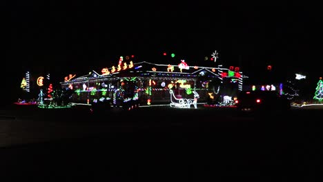 christmas lights on houses