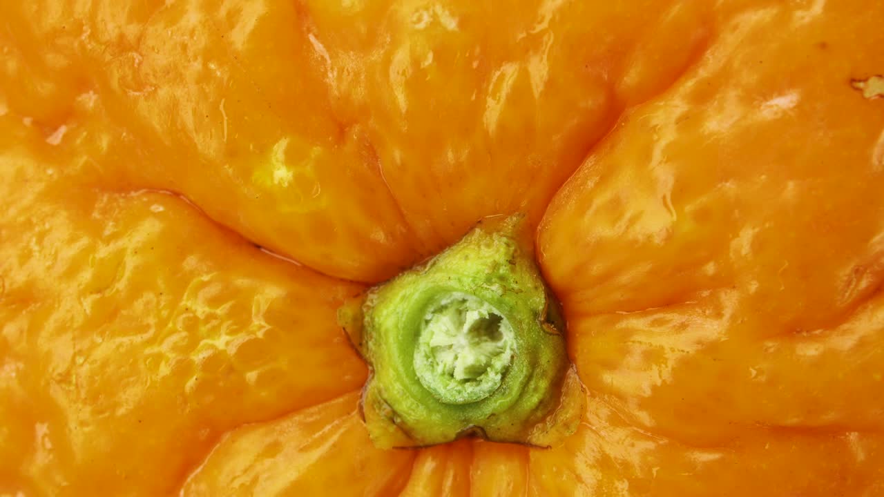 은 오렌지가 천천히 회전하는 4k 영상