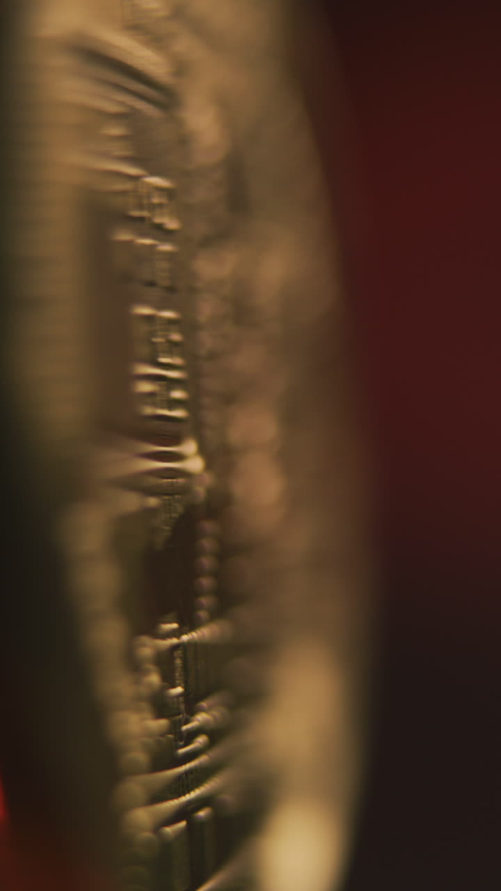 Close-up of circuit board and detailed pattern