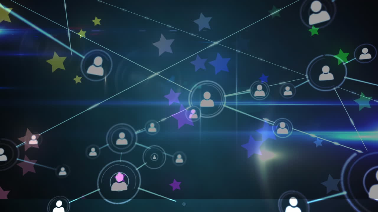 Connessioni di rete digitale 3D