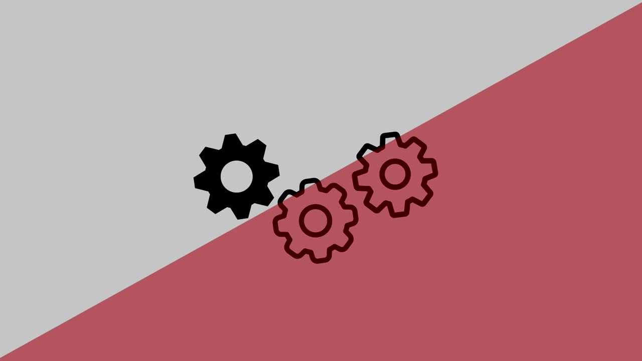 4K Gears Animation|Loopable