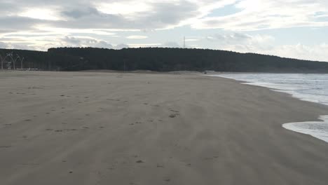 Sandblasender-Strand