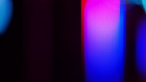 luces de neón bokeh de color borroso