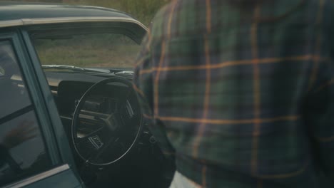 vintage car, driving and repair