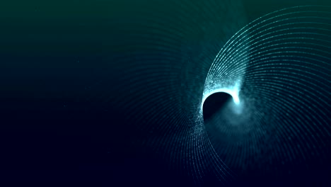 abstract tunnel background form particle- stok video (seamless loop)