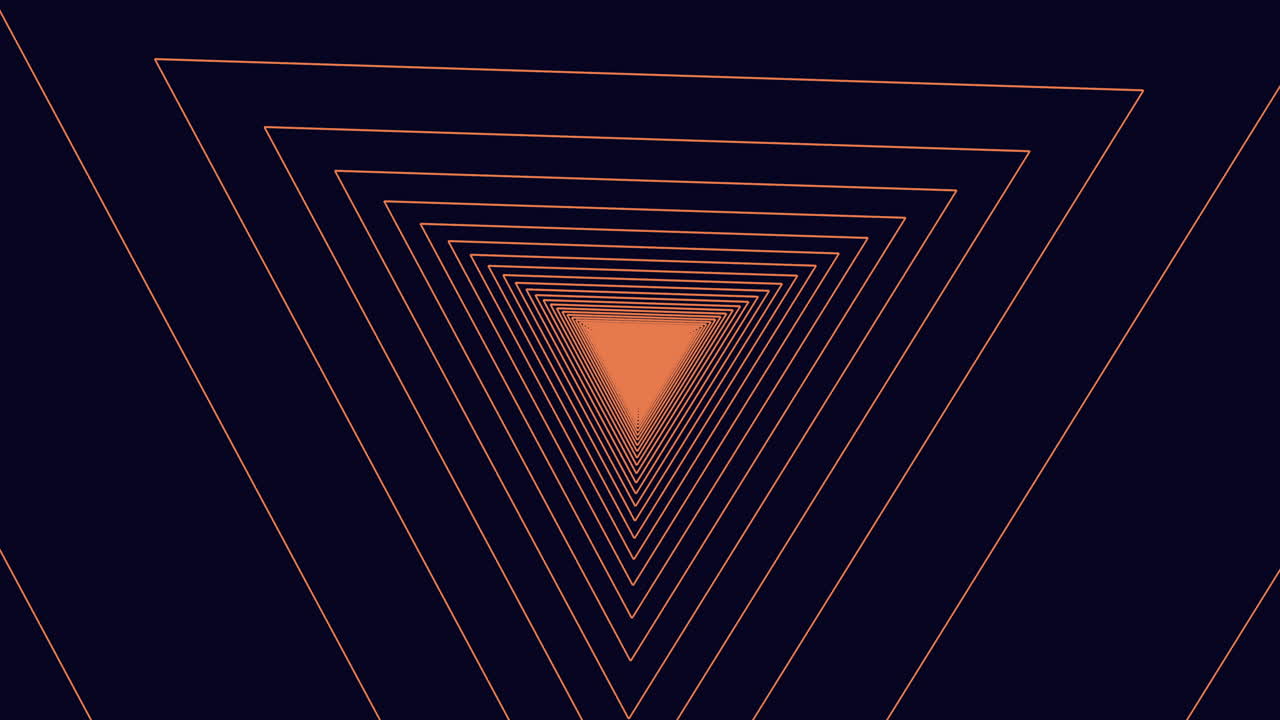 검은색과 오렌지색으로 지그자그 모양의 삼각형 패턴