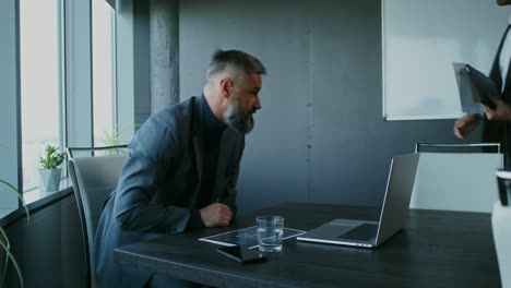 business meeting in a modern office