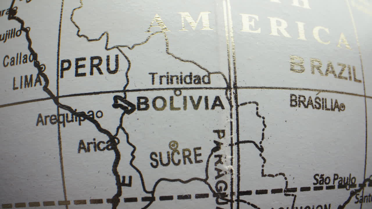 Map of South America
