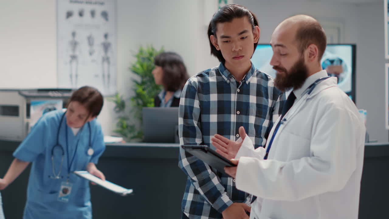 Doctor and Patient Discussing Treatment